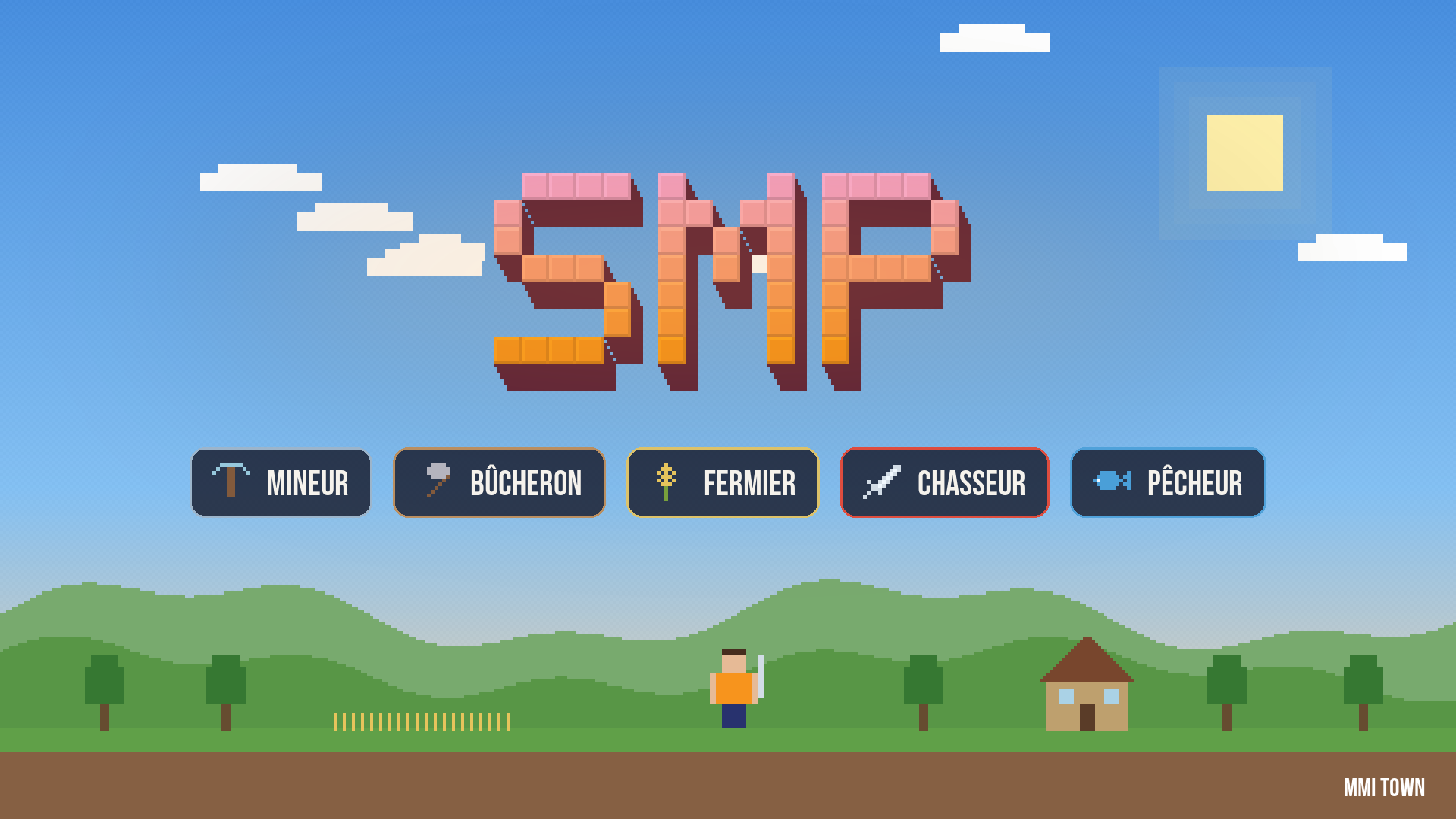 SMP : paysage de survie avec les cinq métiers